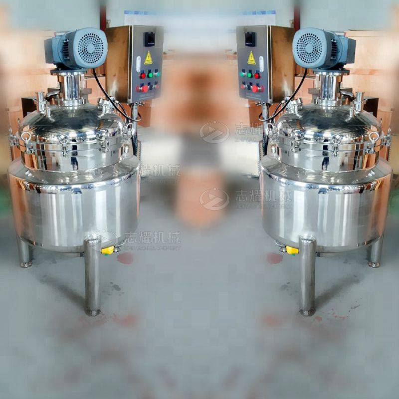 加工定制小型分散乳化电加热混合罐  纳米材料分散乳化罐 纳米分子分散混合罐 志耀机械