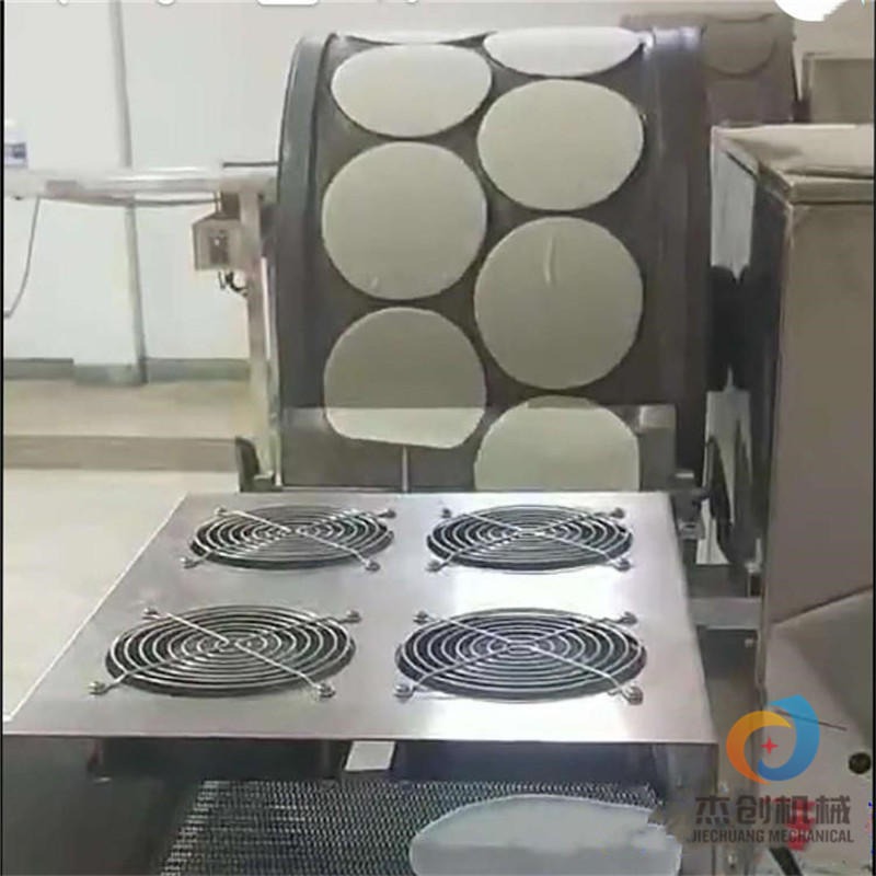 新结构双排烤鸭饼机 数控荷叶饼机 千层榴莲饼加工机器生产厂家图片