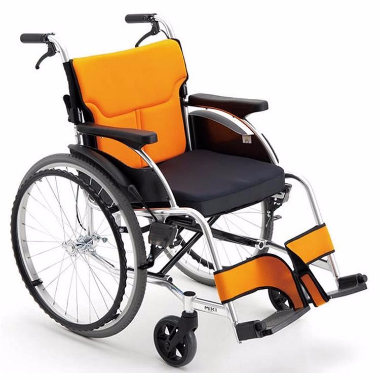 日本MiKi三贵轮椅 MCS-43JL DX 手动轮椅车 折叠代步车 老人代步车 残疾人代步车 日本MIKI轮椅代步车