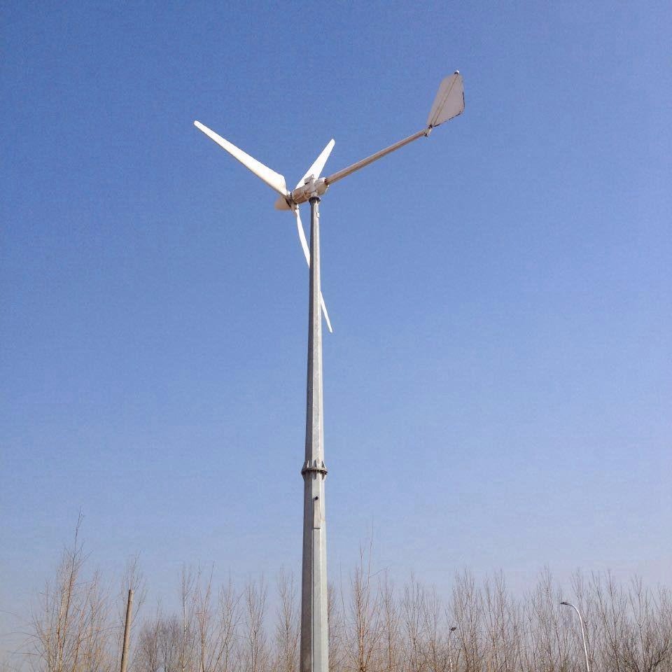 西藏5千瓦小型山顶安装风力发电机晟成家用照明风力发电机