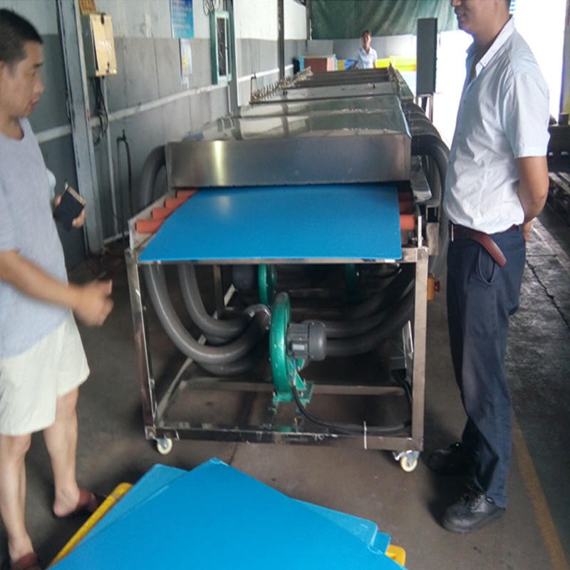 鹤山制造商塑料平板清洗烘干设备 高压清水烘干一体线