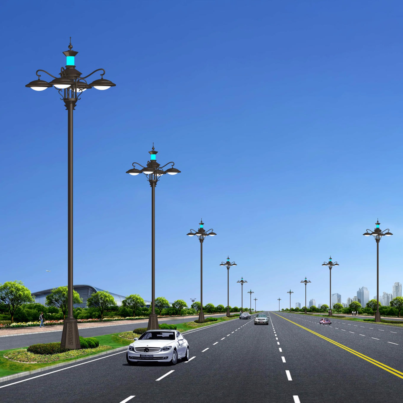 道路高性能照明路灯  道路照明LED路灯  led路灯