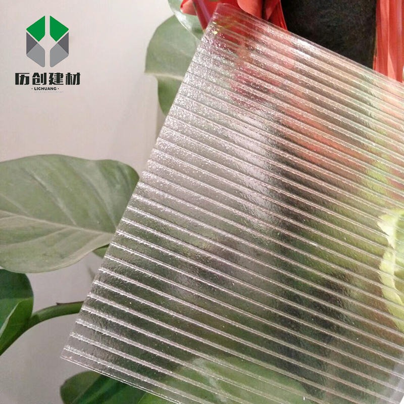 透明12mm双层层阳光板 河南信阳 温室材料 高速隔音 花房 植物温室 质保十年 可包邮