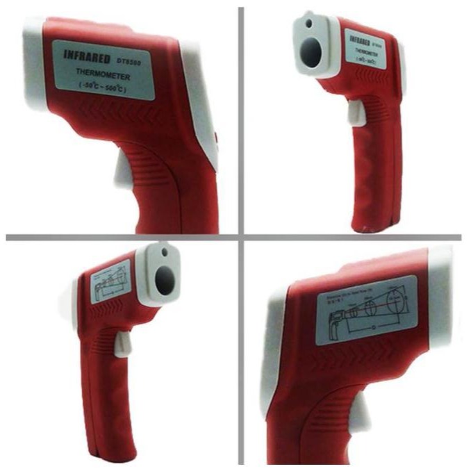 500度工业红外测温仪 手持红外线温度计电子测温仪