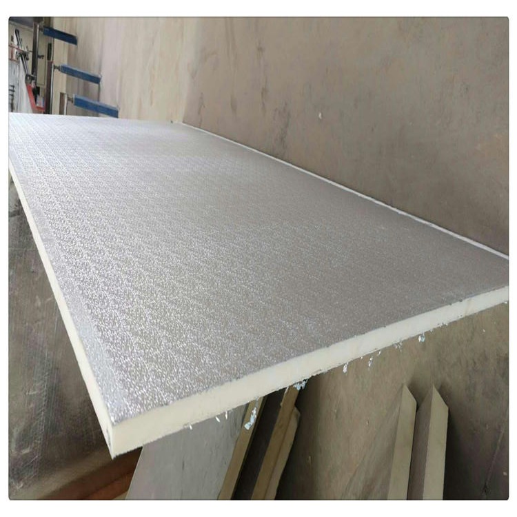 压花铝聚氨酯保温板 信益 外墙聚氨酯复合板 阻燃聚氨酯板厂家