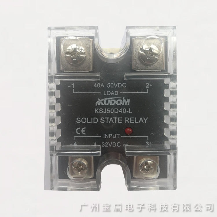 库顿 KUDOM KSJ50D40-L 单相直流固态继电器 直控直固态继电器 直流控制直流固态继电器