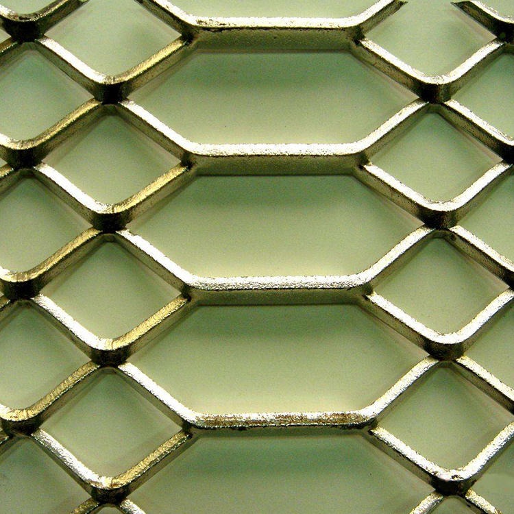 欧腾 幕墙装修用金属拉伸钢板网 菱形孔装饰网板 幕墙用铝板冲压网  可喷各种颜色图片