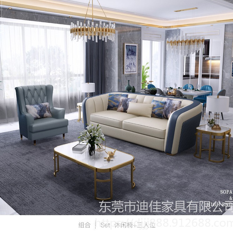 上海酒店会所别墅沙发休闲沙发 深圳家用高端轻奢沙发   客厅沙发 定制沙发