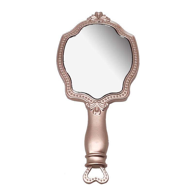 可爱卡通单面随身镜便携手持镜子创意款异形手柄镜子通过ISO认证工厂定制