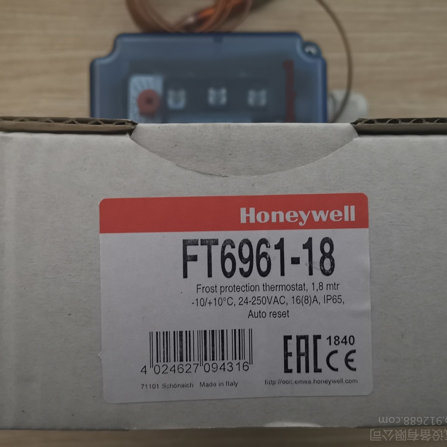 霍尼韦尔电动阀Honeywell霍尼韦尔BA系统防冻开关FT6961-18