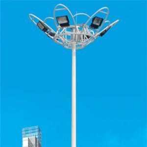 乾旭照明厂家定制高杆灯 户外广场20米30米led高杆灯 升降式篮球足球场高杆灯