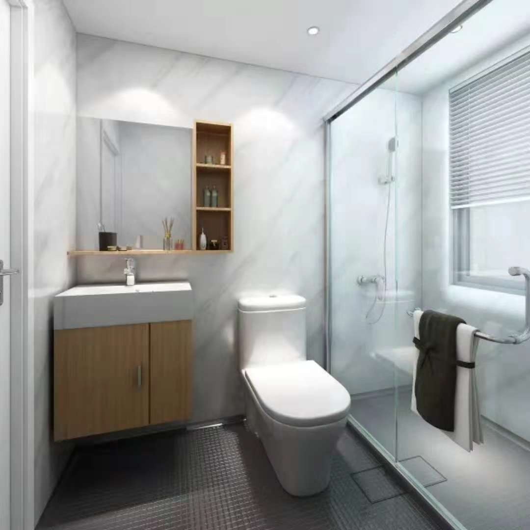 美渥宾馆整体浴室1624，装配式产业配套专用，宾馆公寓首选，全球首推CFM碳纤软瓷新材料，整体浴室，集成卫浴