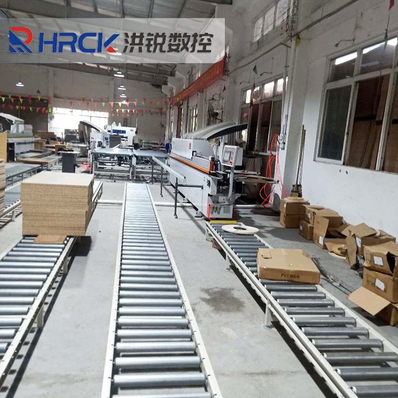 木工机械无动力滚筒线 家具厂专用地滚线 广东洪锐输送机厂家