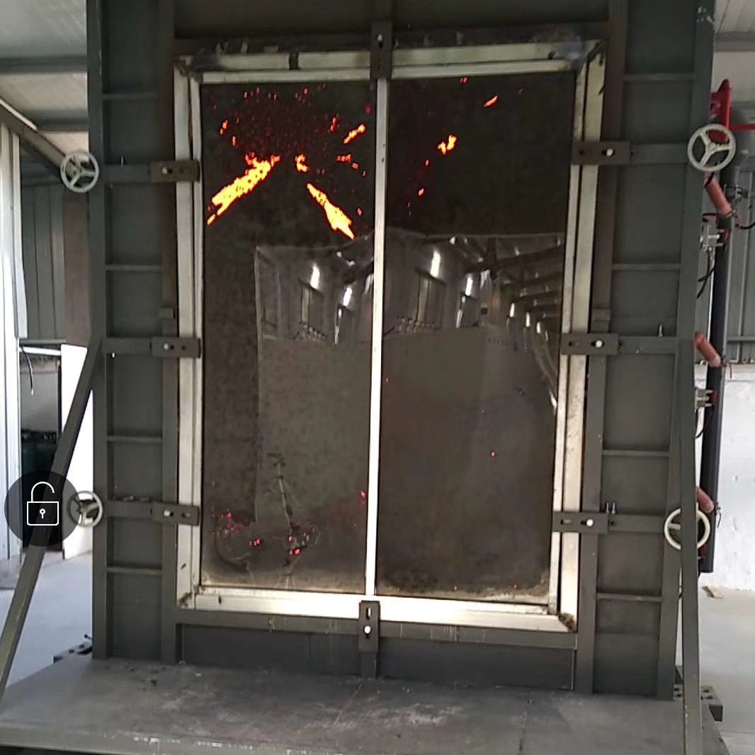 全钢隔热防火玻璃隔断 隔热防火玻璃隔墙 耐火时长90分钟