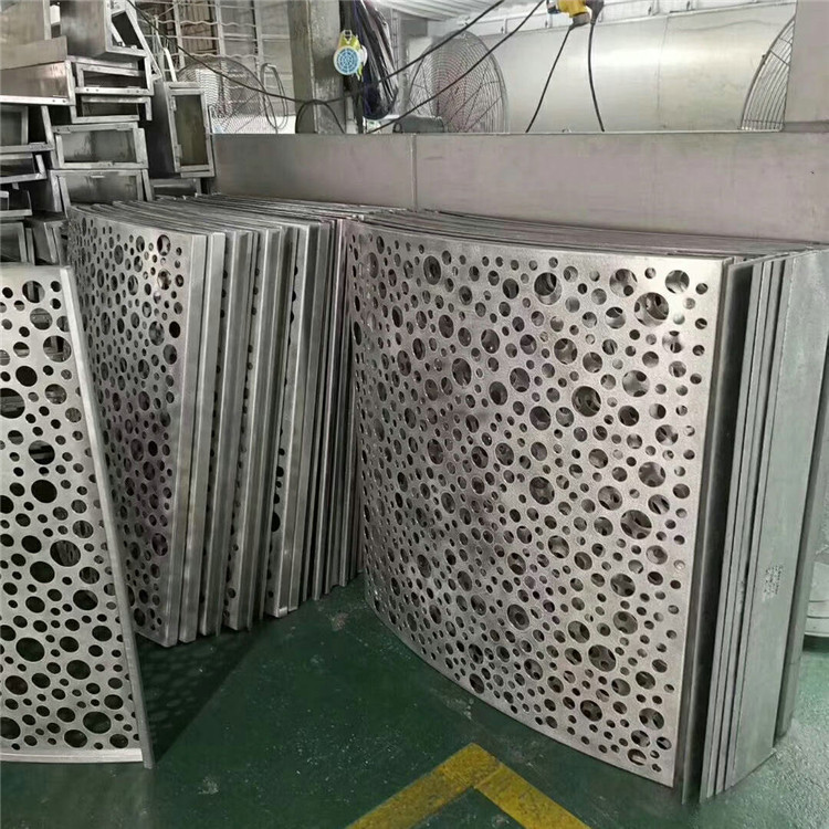 德普龙 门头招牌穿孔铝板 不规则穿孔造型铝单板 现货供应