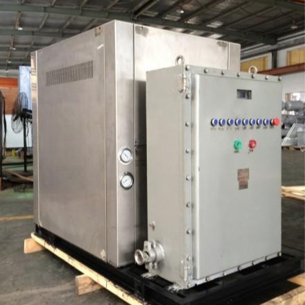 风冷式螺杆防爆制冷机组 低温冷冻机组 冷水机 海安鑫HAX-850.2A制冷机组图片