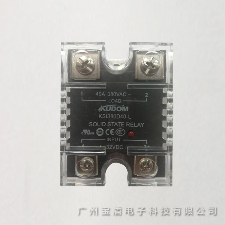 库顿 KUDOM KSI380A40-L 单相固态继电器 交控交固态继电器 交流控制交流固态继电器
