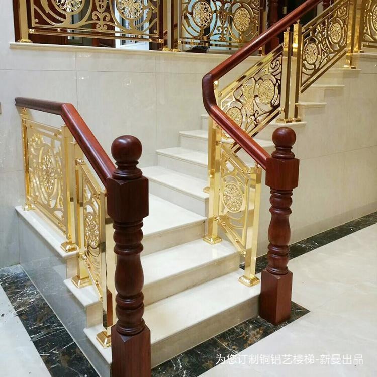 淮北精雕镂空家用楼梯护栏霸气外露图片