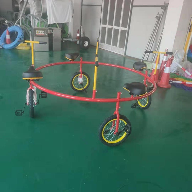 智创 ZC-1 四人旋转车脚踏车自行车四座转转游戏车幼教户外转圈车
