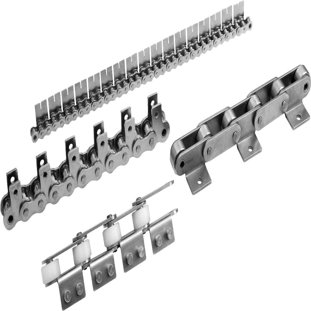 C2062双节距输送板链机弯板链条 威诺直供图片