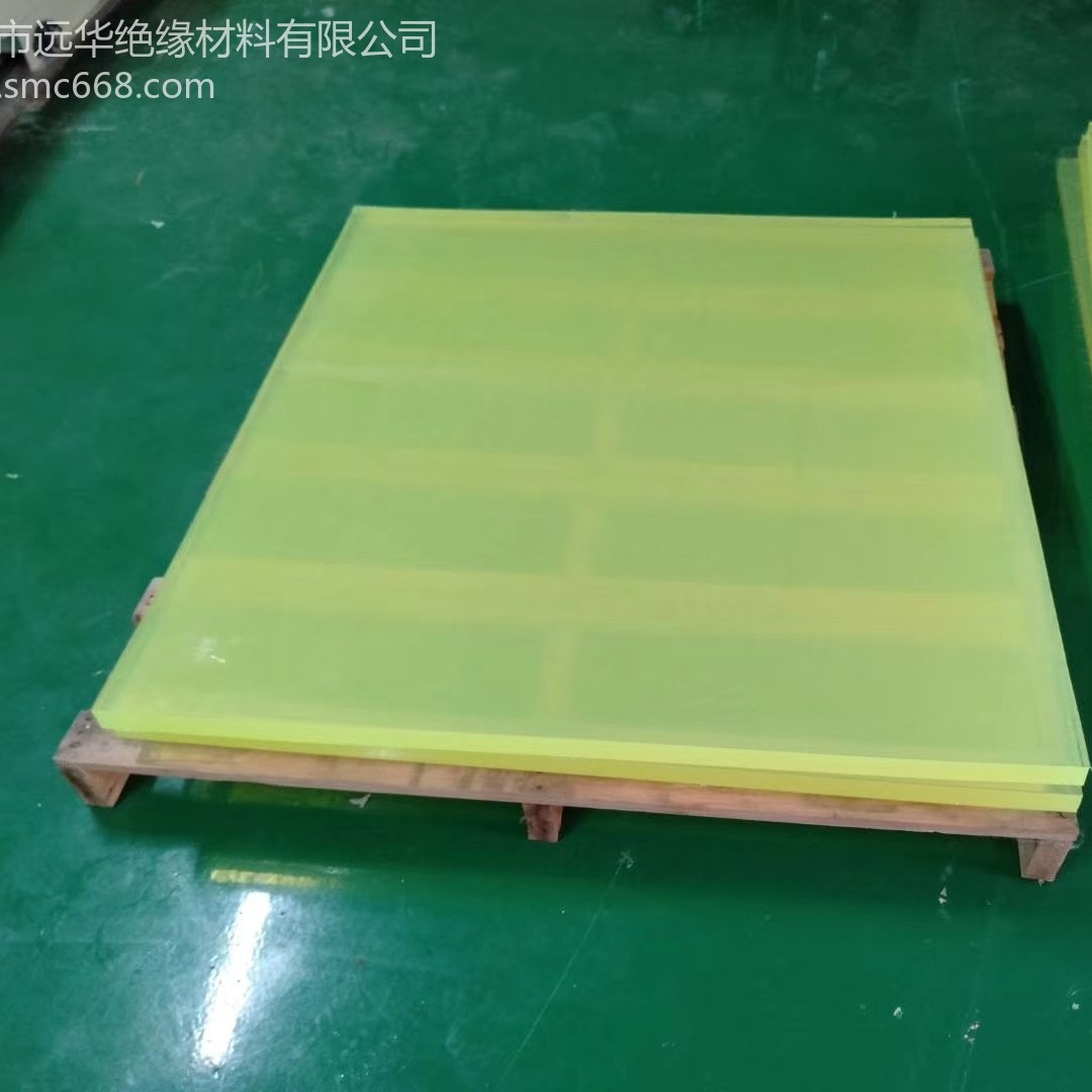 贵州牛筋板 黄色聚氨酯板 半透明明PU板 牛筋胶垫板图片