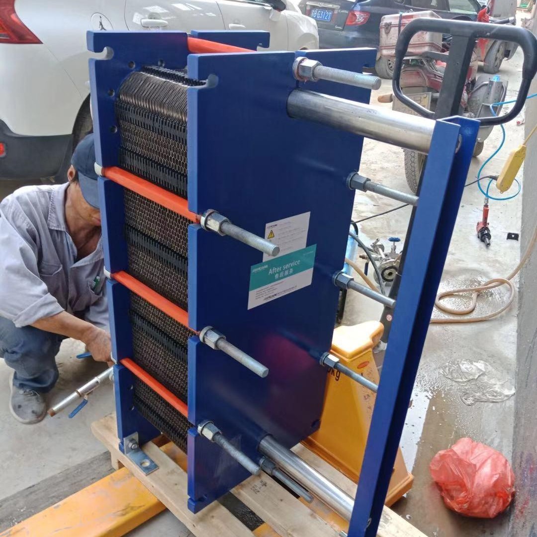 Acare/艾可瑞 绍兴淬火油降温冷却板式换热器 316不锈钢板式冷却器图片