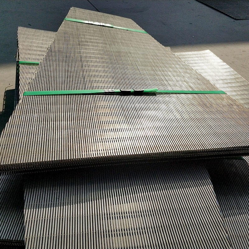 振动筛网 条缝焊接筛网 不锈钢条缝筛板 直线振动筛筛板