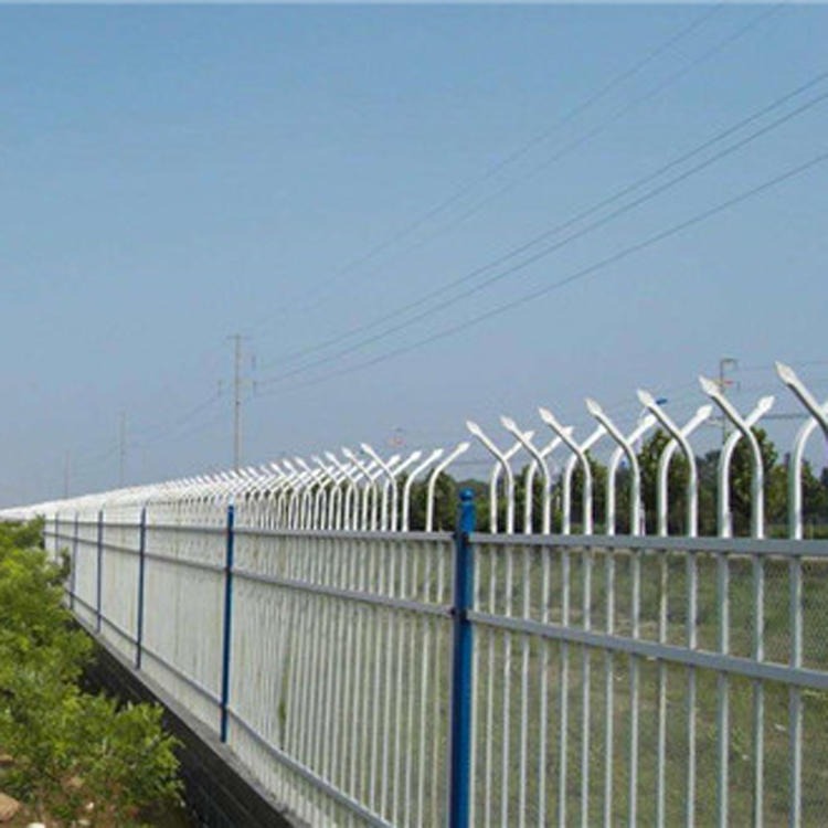 满星丝网 双向防攀爬锌钢护栏 小区别墅锌钢围墙护栏 可支持定制