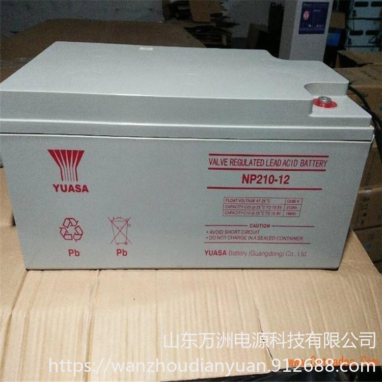 YUASA汤浅蓄电池NP210-12胶体免维护12V210AH直流屏UPS/EPS专用