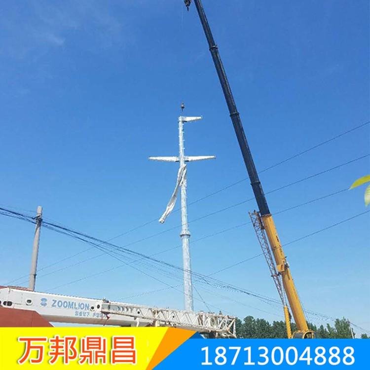 和田 35kv电力钢管塔 10kv电力钢管杆