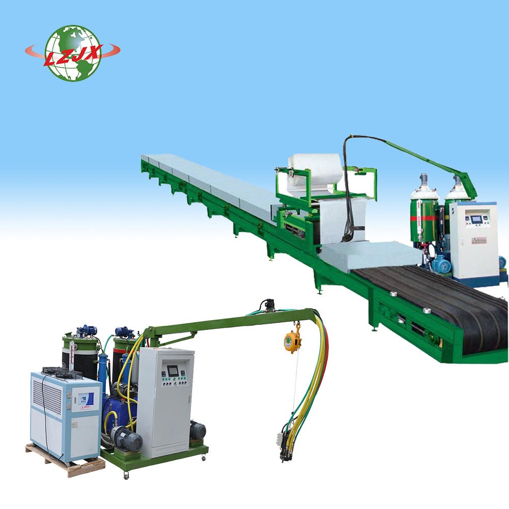 聚氨酯夹芯板设备 PU复合板自动生产线 绿州机器