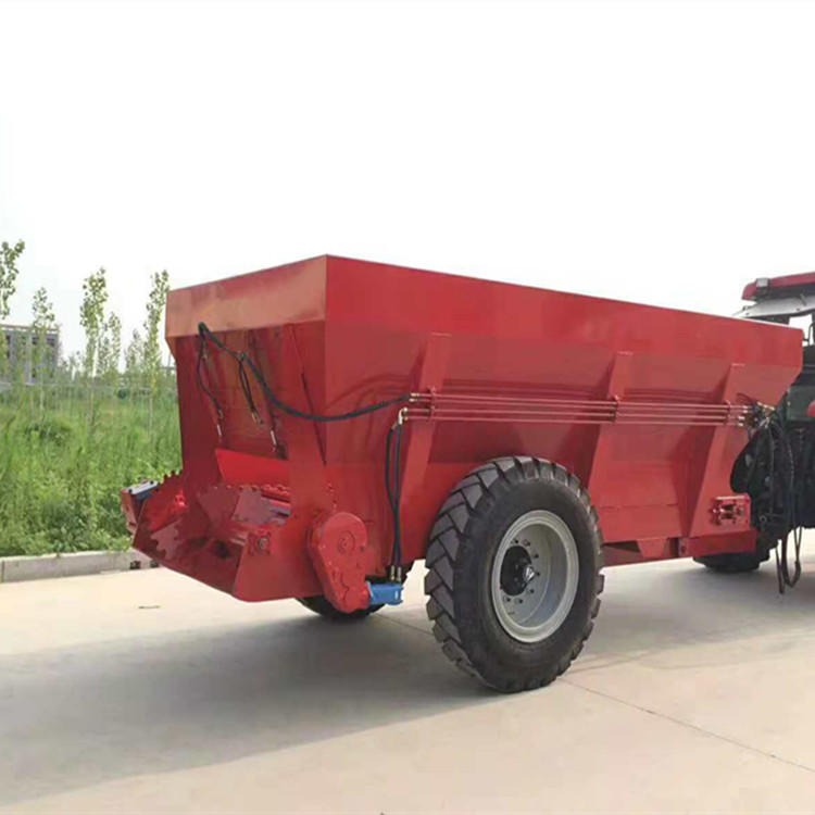 拖拉机后牵引撒粪车 高效撒肥机 农家肥有机肥抛撒设备大面积抛撒