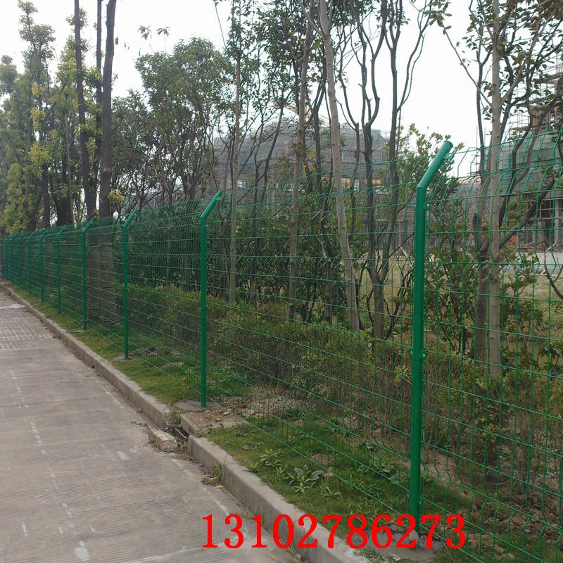 庭院铁丝网围栏-小区绿植围栏网-公园隔离围栏网