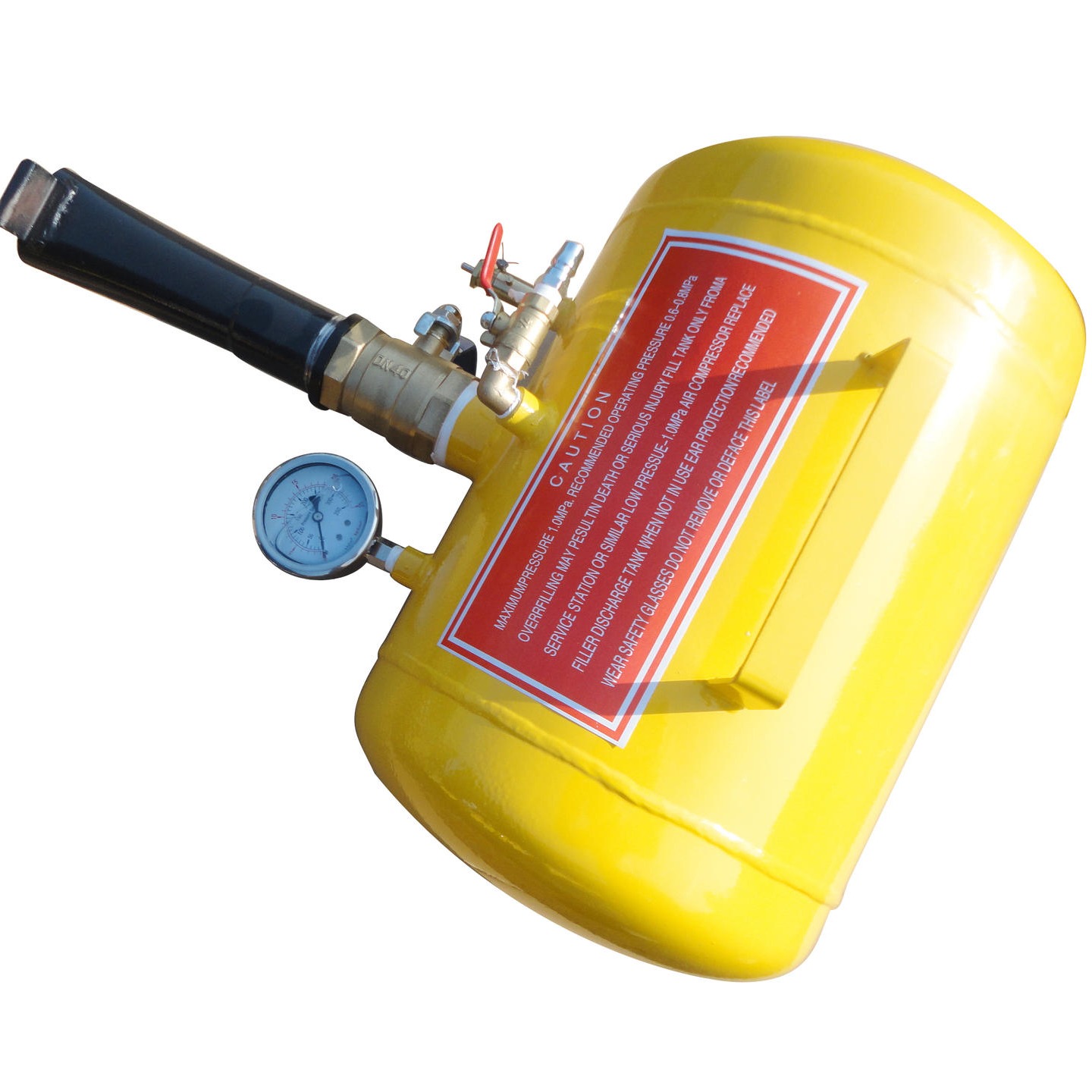 高压充气罐5加仑钢材质手动操作图片