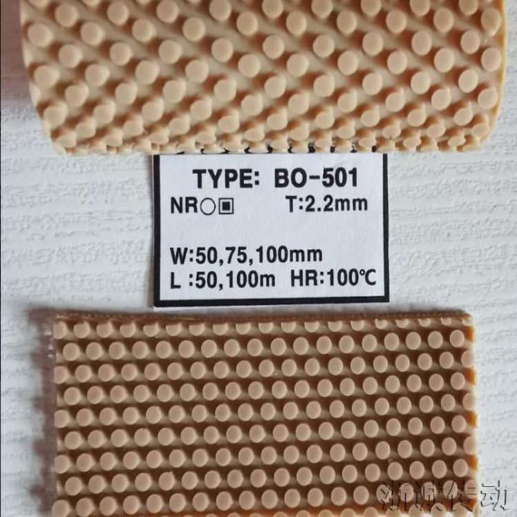 浙诚供应 BO-501进口粒面带 粒面胶皮 包辊防滑带 糙面带