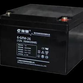 复华蓄电池6-GFM-26 储能应急电池 铅酸性免维护电池 复华12V26AH