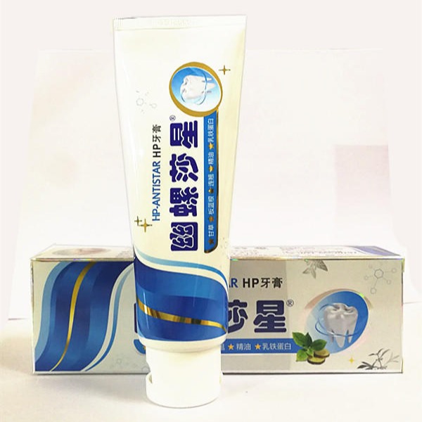 上海利康 幽螺莎星HP牙膏140克清新口气去异味口腔护理 幽门螺杆菌中药牙膏