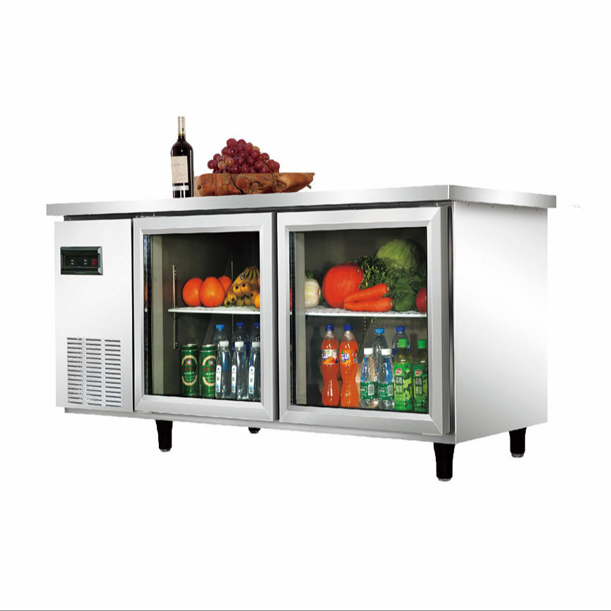 创历平面冷柜1500系列冷冻冷藏商用冷柜厨房酒店冷藏设备