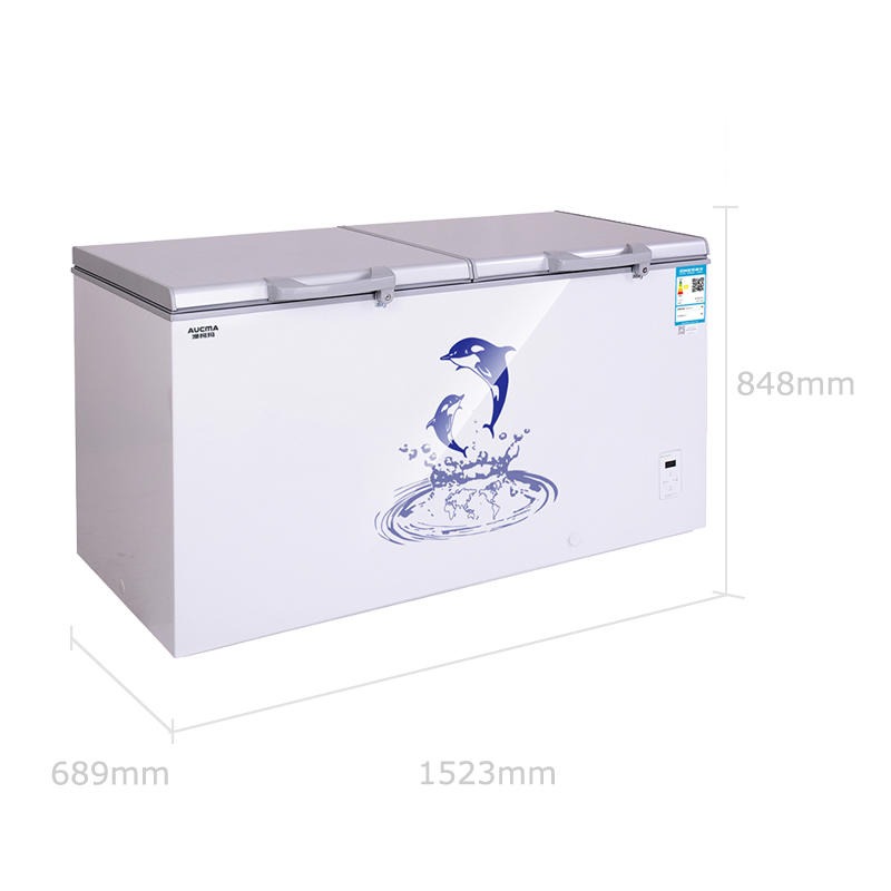 澳柯玛冷柜 澳柯玛BC/BD-420SFA冷柜 商用大容量冷柜 超低温卧式冷柜