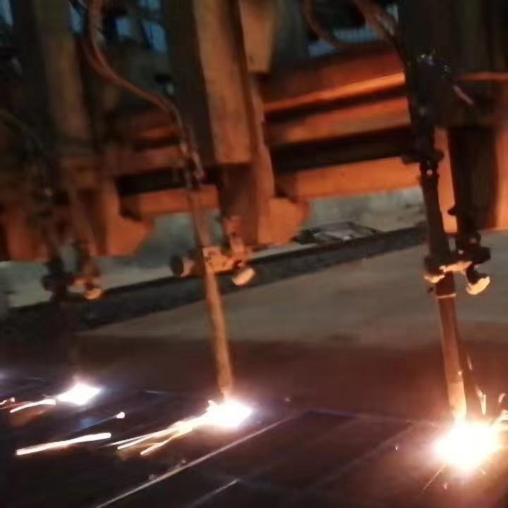 低合金钢板 Q345B 火焰数控切割按尺寸切割