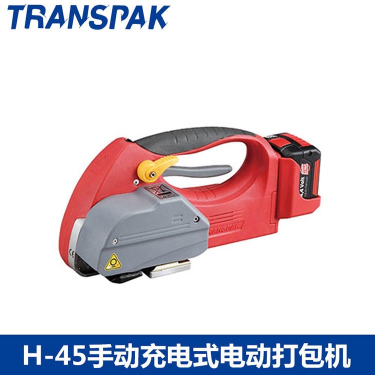 广州PARKER/派克H-45手动电动打包机塑钢带手动打包机手提充电捆扎机手持自动捆扎机
