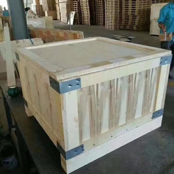 青岛胶南木箱出口定制 场站附近集装箱常用规格性价比高免熏蒸木箱