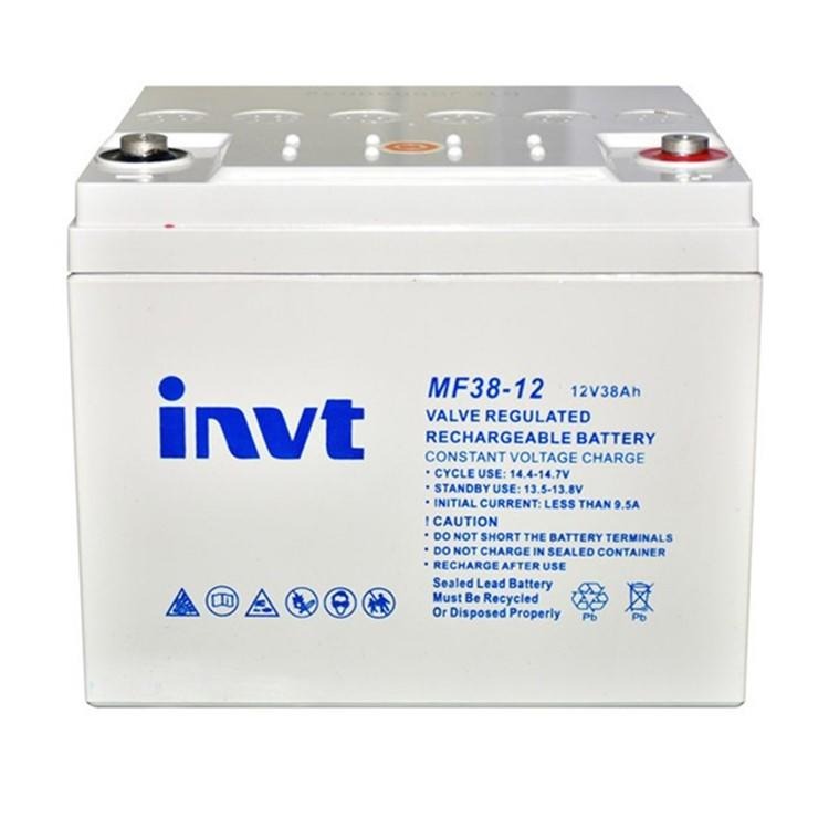 invt蓄电池MF38-12 12V38AH备用电力电源
