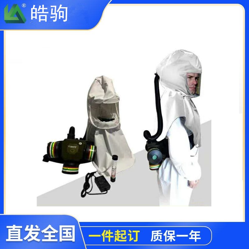 皓驹 FSR0105T  携气式呼吸器 强制动力送风呼吸防护器 动力送风过滤式呼吸防护器头 罩款全面型呼吸
