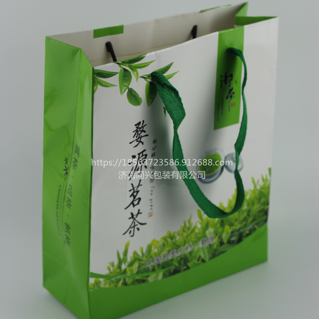 济南供应 2020年绿茶手提袋 CH20026