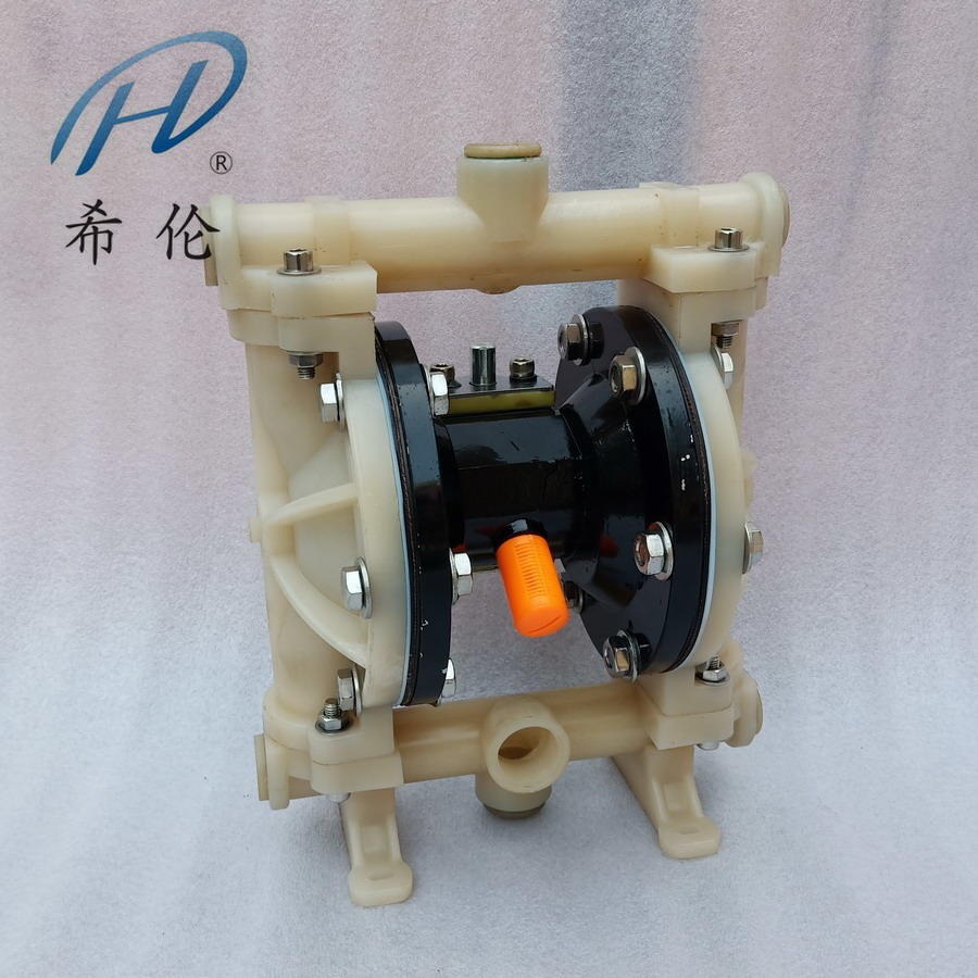 PVDF气动隔膜泵_QBY-10氟塑料气动隔膜泵_全氟气动双隔膜泵