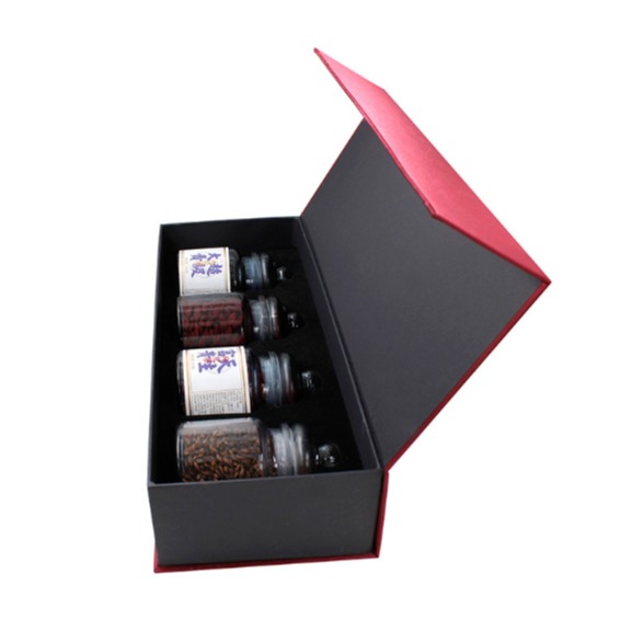 包装礼盒定做 精装礼品盒厂家 专业定制红枸杞红茶叶包装盒外包装盒图片