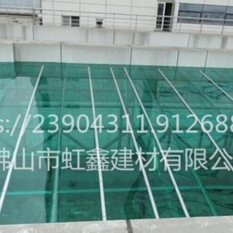 佛山虹鑫建材乳白耐力板厂家 阳光板 乳白光扩散耐力板 pc透明瓦图片