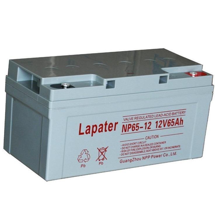 Lapater 拉普特蓄电池NP65-12铅酸免维护12V65ah拉普特厂家批发