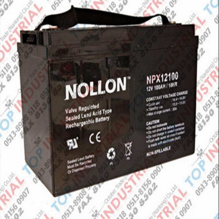 美国NOLLON NPX12120船舶UPS EPS应急12V120AH原装进口蓄电池